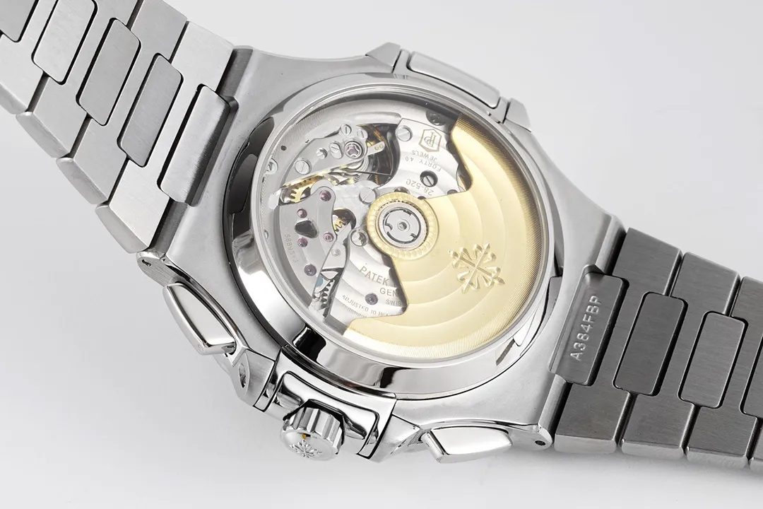 Patek Philippe 5980 Silver Black Watch - gallery