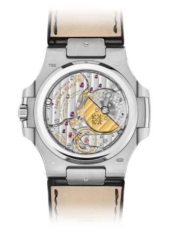 Patek Philippe Nautilus Moon Phase White Gold Watch 5712G-001 - gallery