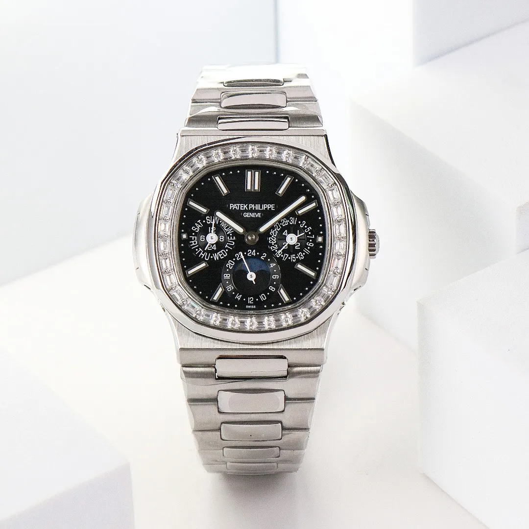 Patek Philippe Nautilus Black Perpetual Calendar - gallery