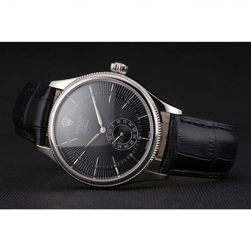 Superclone Rolex Cellini 38mm Black Dial REP016790 - gallery