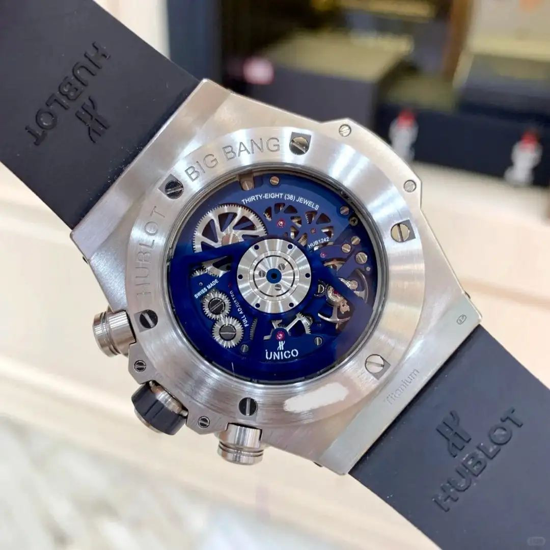 Hublot Big Bang Men Automatic Blue Rubber Watch 411.NX.5179.RX - view 6