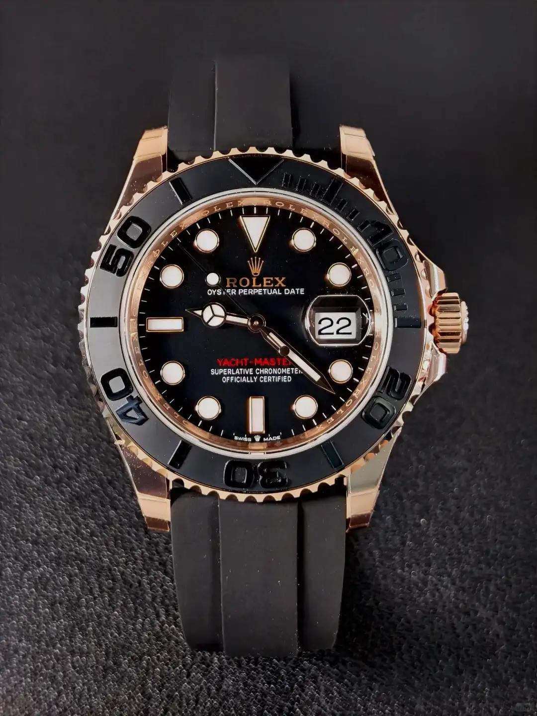 Rolex Yacht-Master 40 Oyster 40 mm Everose gold 126655 - gallery